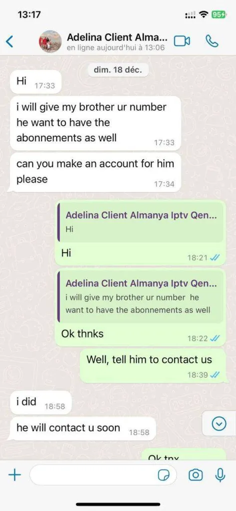 WhatsApp customer satisfaction feedback 5